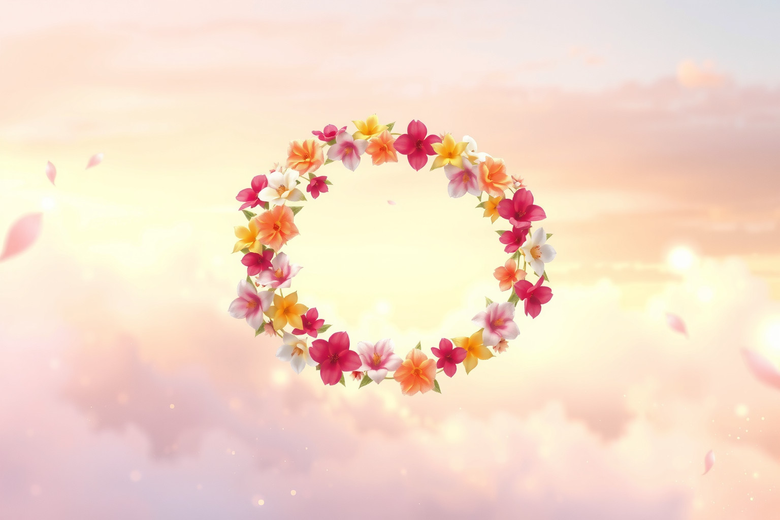 Sognare ghirlande nuziali colorate simboleggia gioia e armonia.