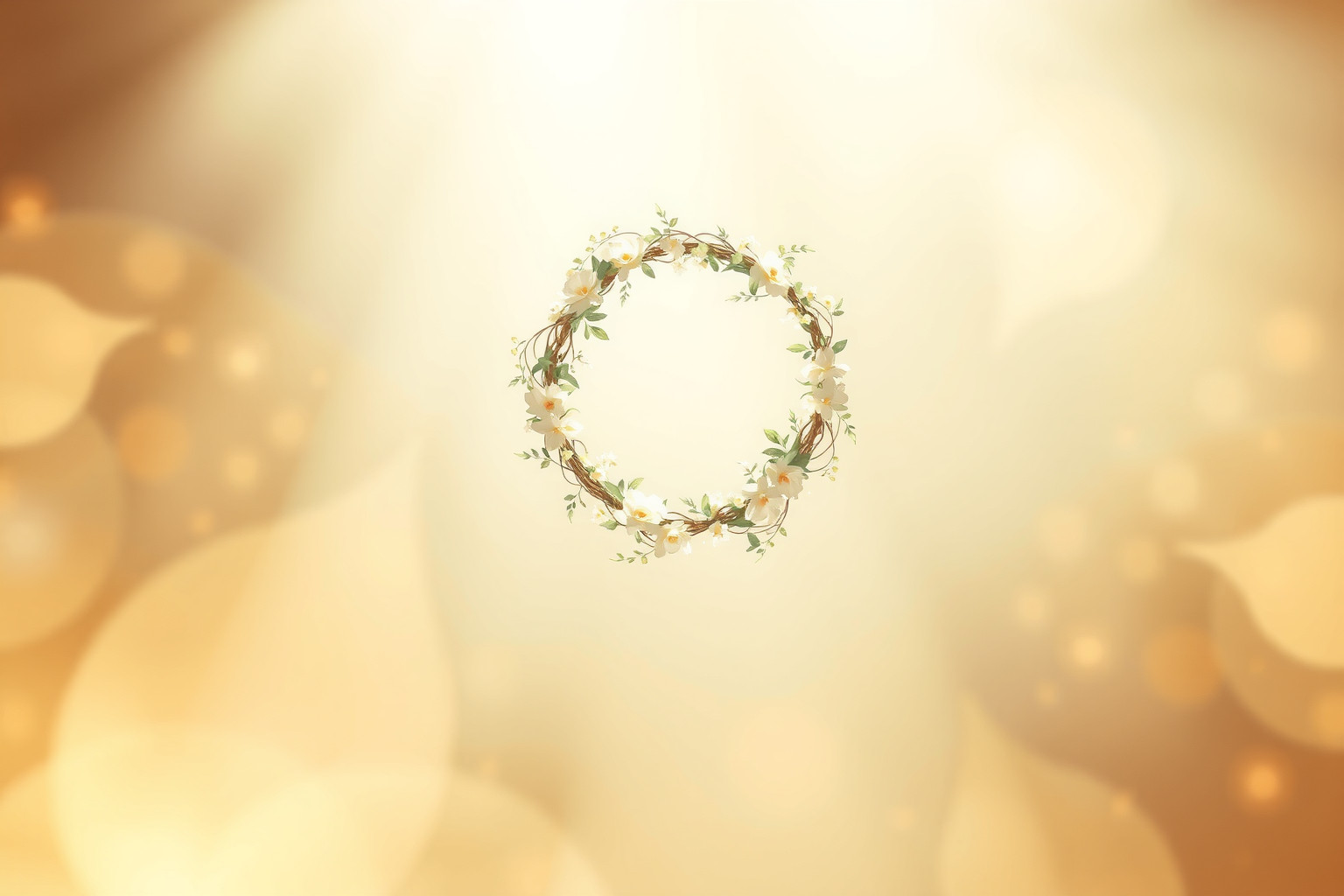 Sognare ghirlanda nuziale luminosa simboleggia gioia e nuove unioni.