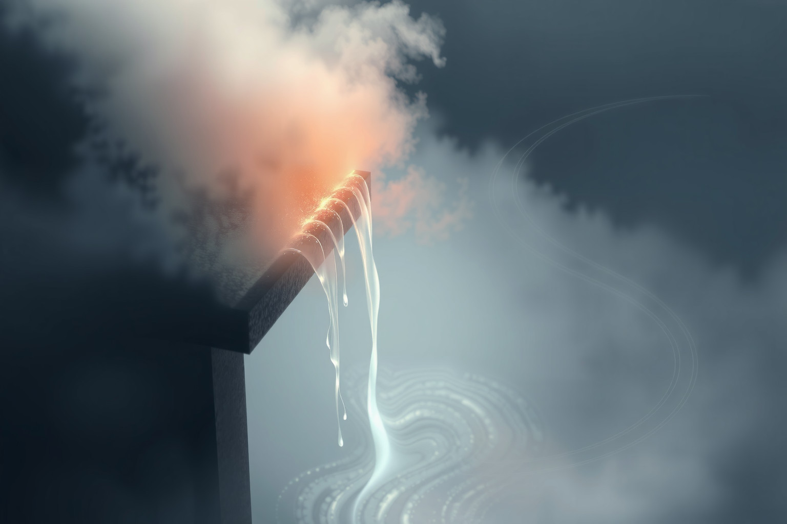 Sognare grondaia che perde indica emozioni trattenute che emergono.