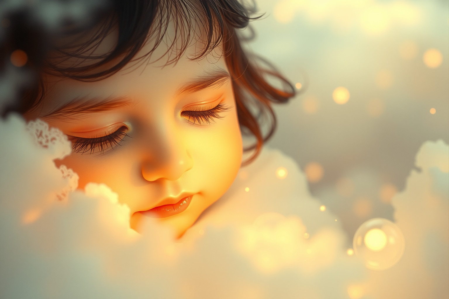 Sognare la guancia di un bambino evoca purezza e dolci ricordi.