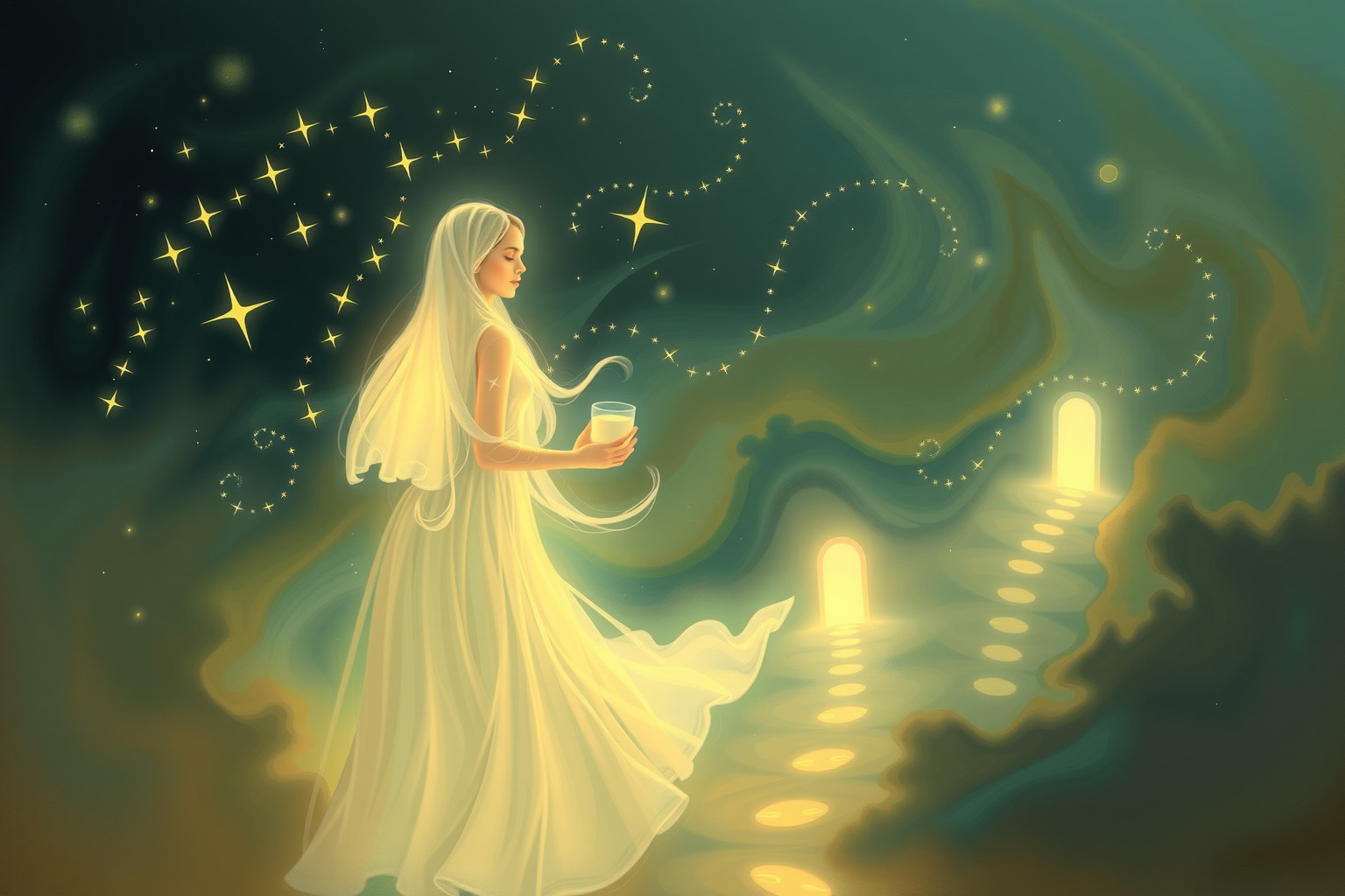 Sognare una lattaia sconosciuta annuncia misteri e nuove opportunità.