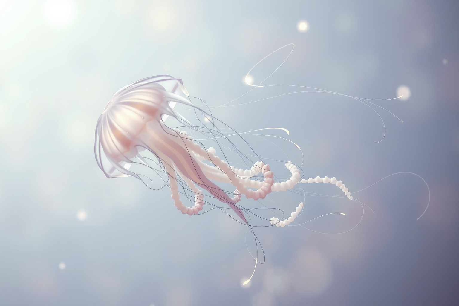 Sognare meduse che mutano simboleggia trasformazioni interiori profonde e misteriose.