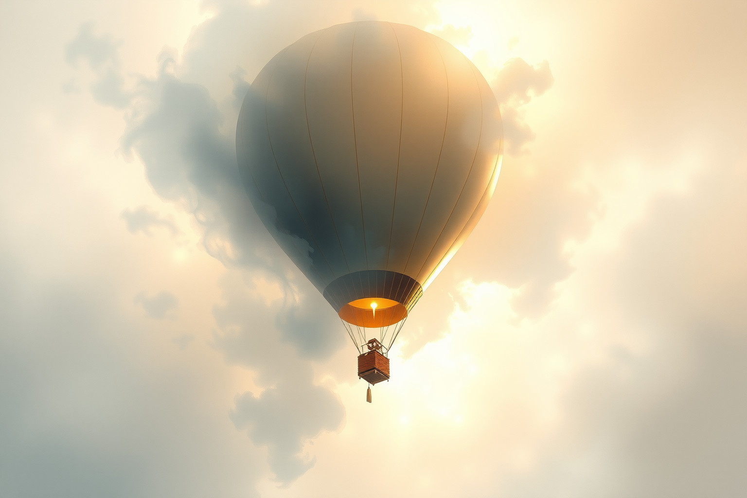 Sognare una mongolfiera che cade simboleggia paure di perdita.