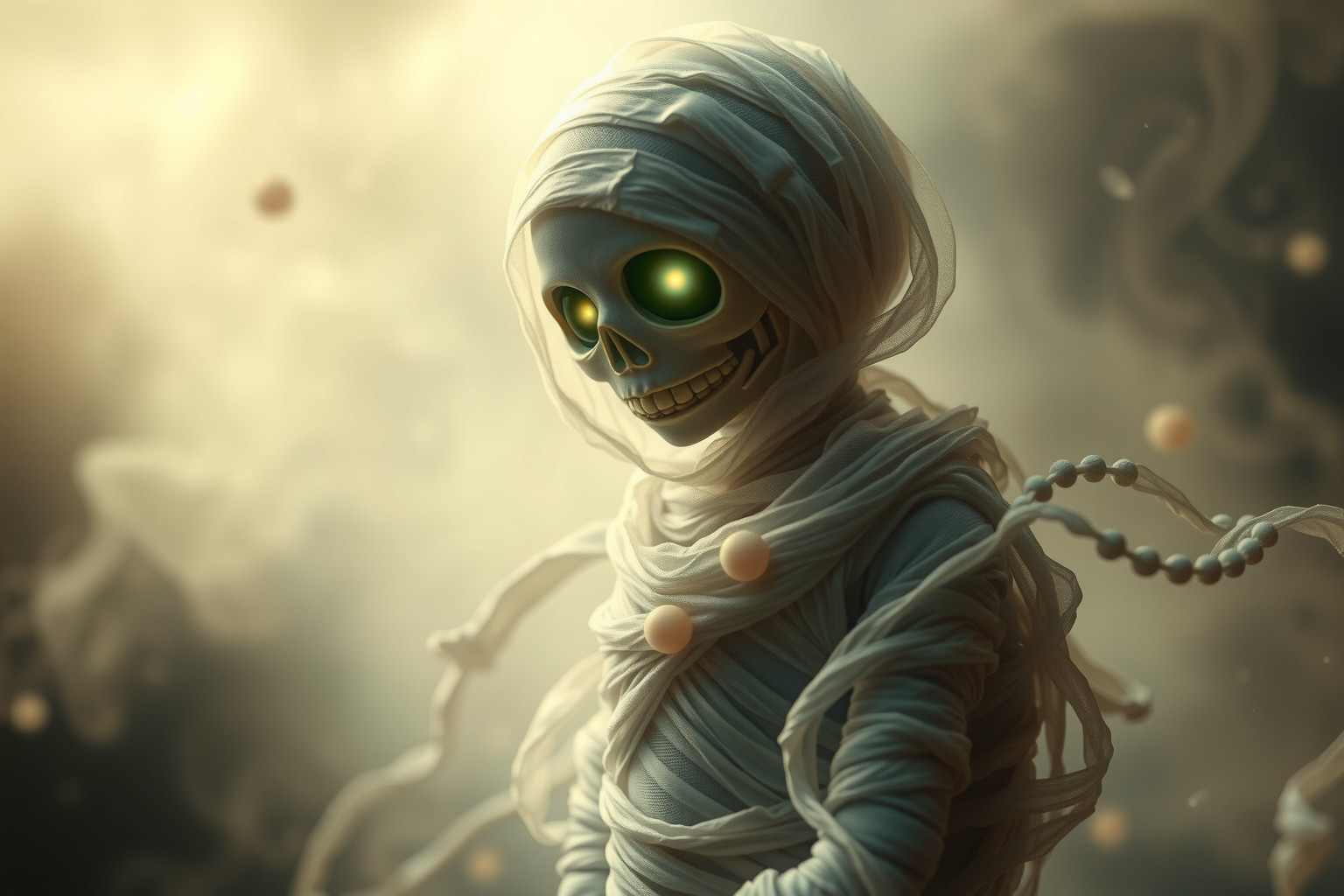 Sognare una mummia che piange indica emozioni represse emergenti.