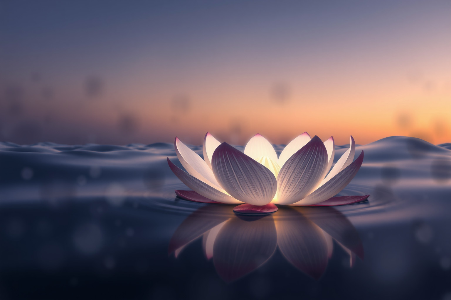 Sognare una ninfea gigante simboleggia crescita spirituale e potenza interiore.