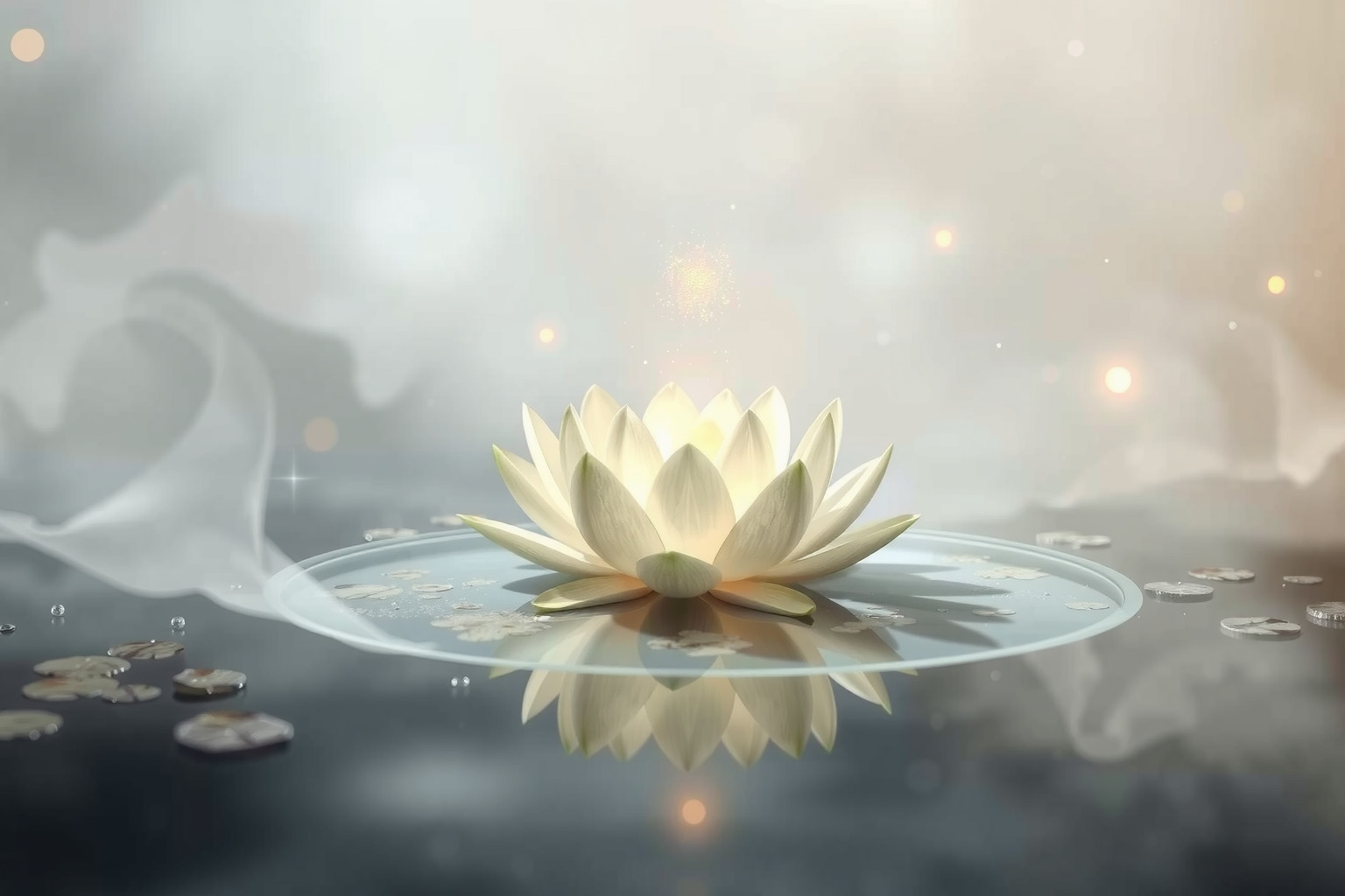 Sognare una ninfea simboleggia purezza e risveglio spirituale profondo.