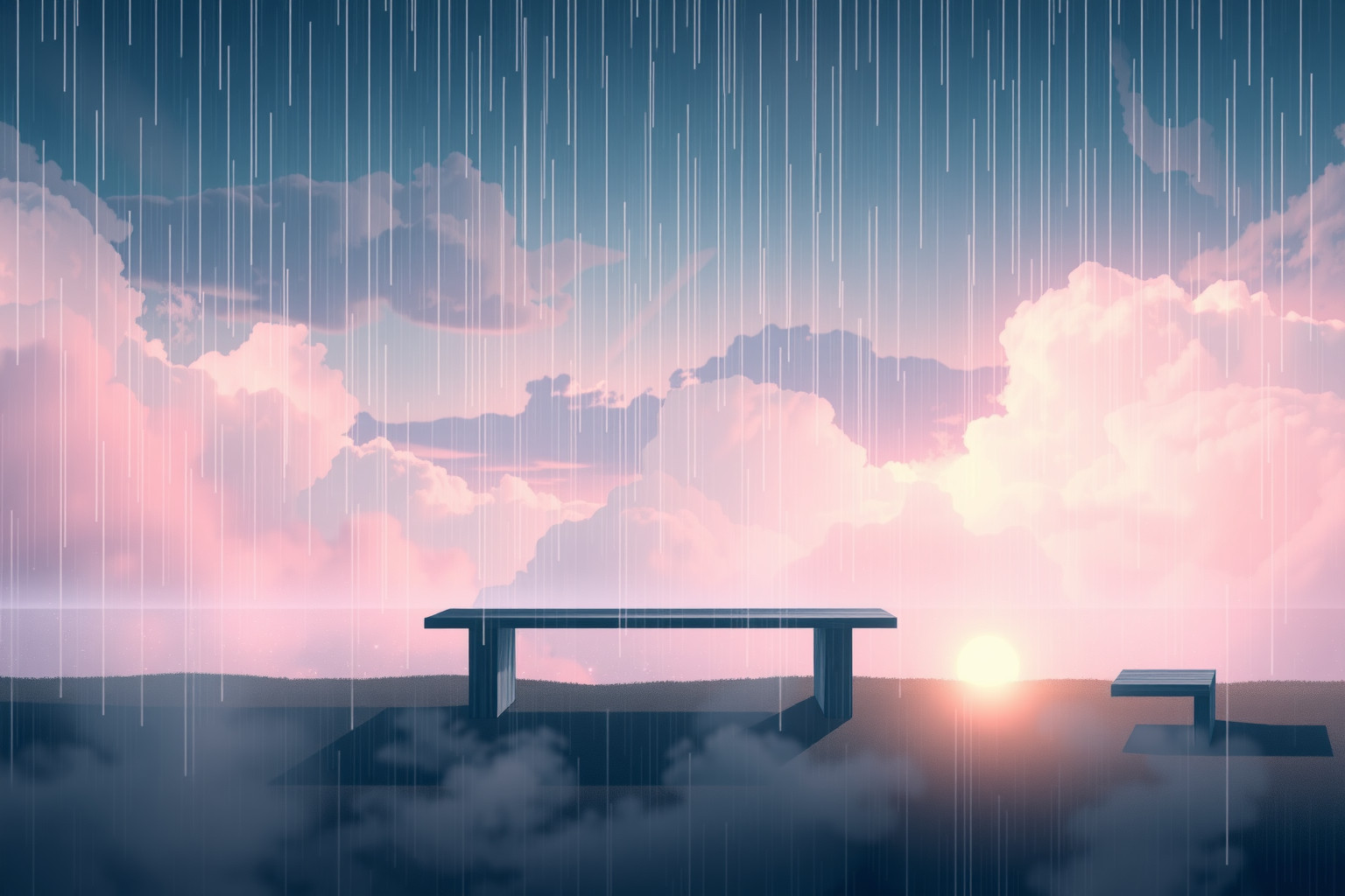 Sognare panchina vuota sotto pioggia simboleggia solitudine e riflessione.