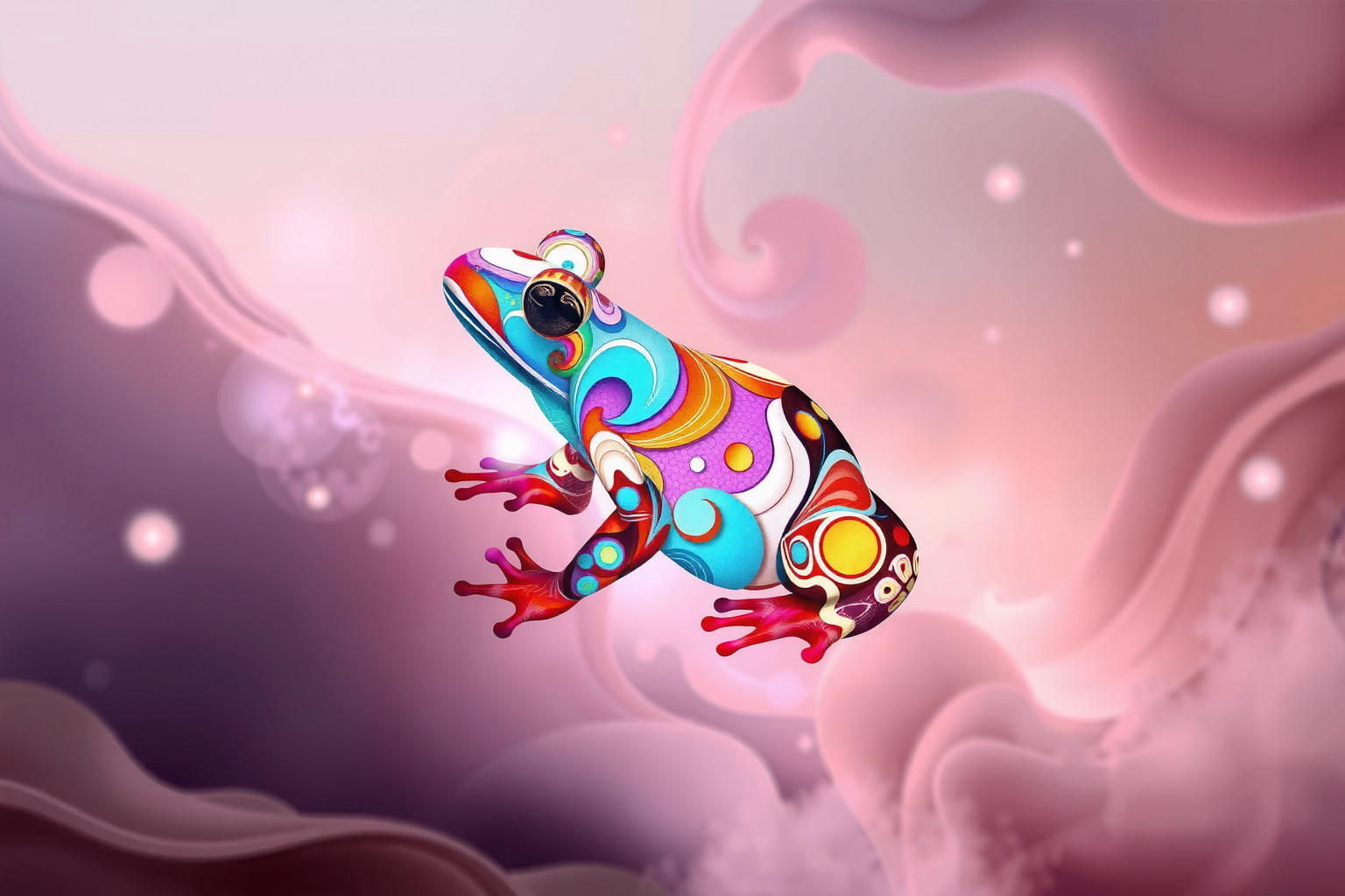 Sognare una raganella colorata simboleggia creatività e unicità personale.