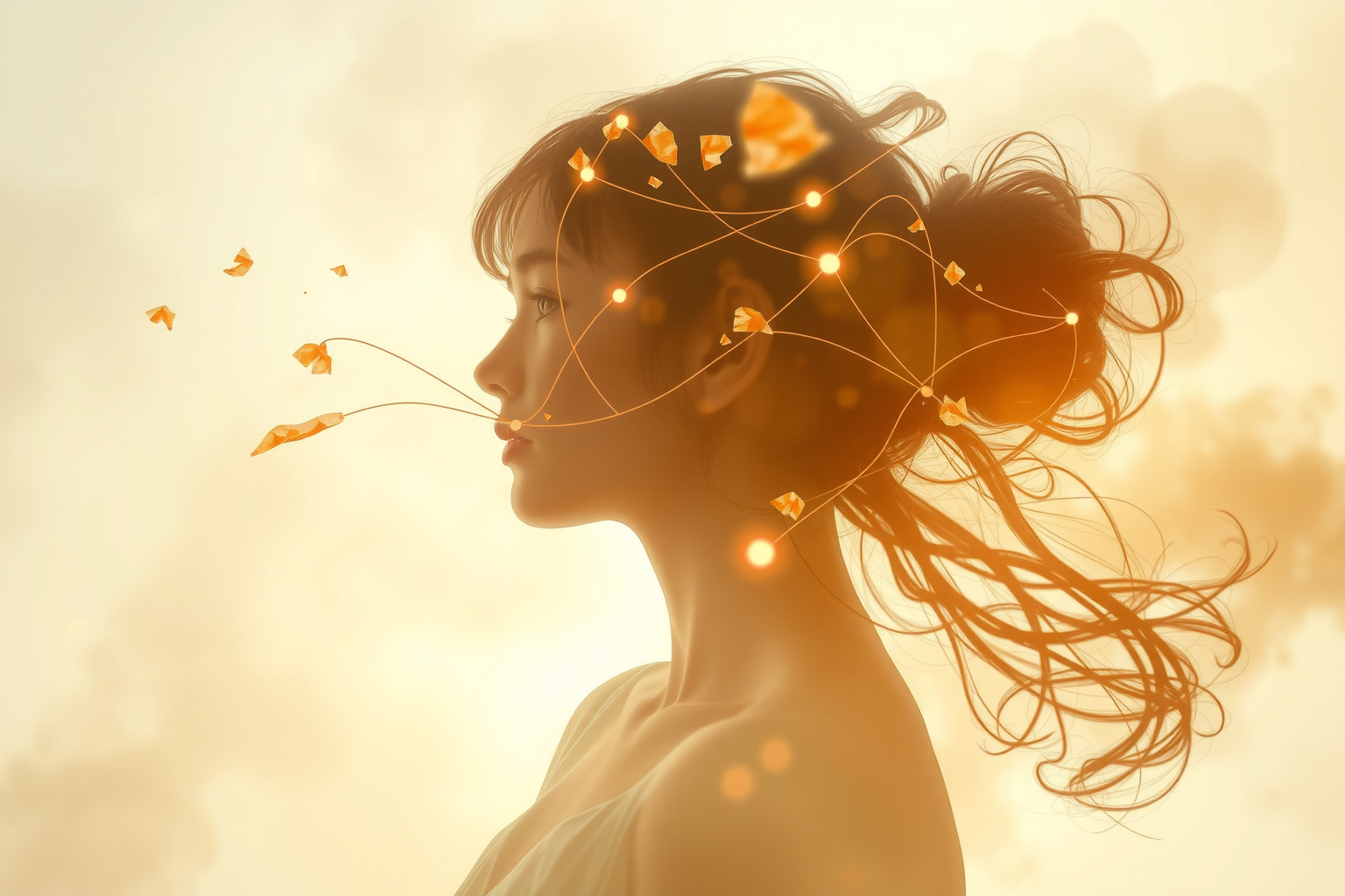 Sognare una ragazza conosciuta riflette emozioni e legami personali profondi.