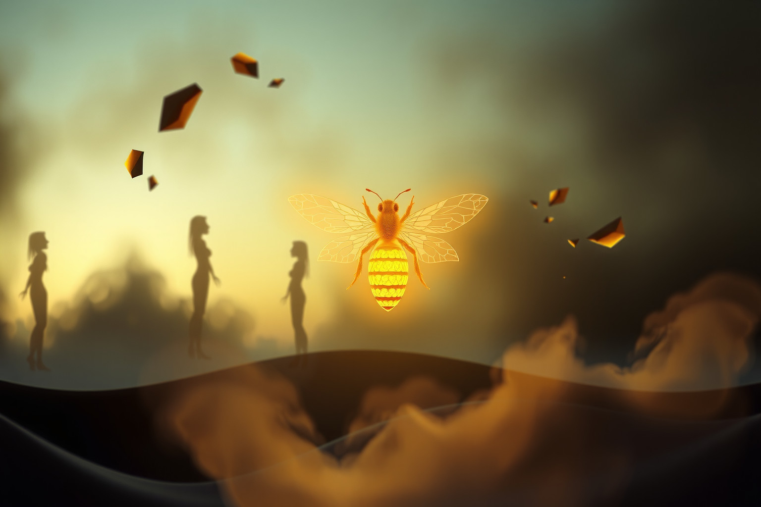 Sognare la regina delle api segnala conflitti interiori non risolti.