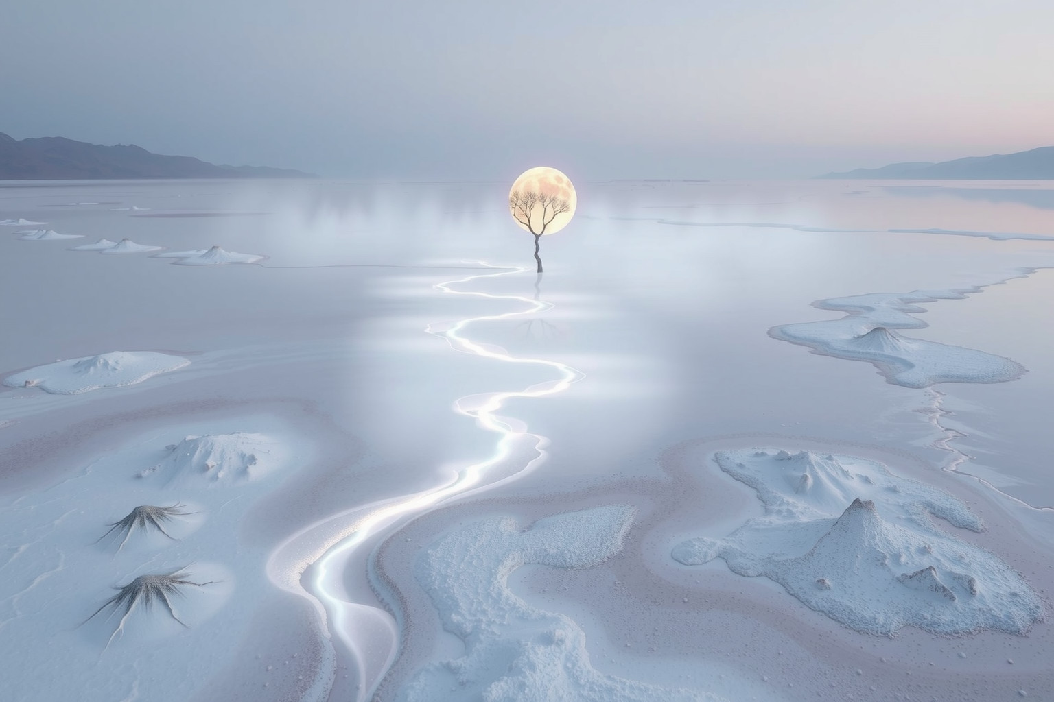 Sognare una salina che cambia simboleggia profonda trasformazione interiore e spirituale.