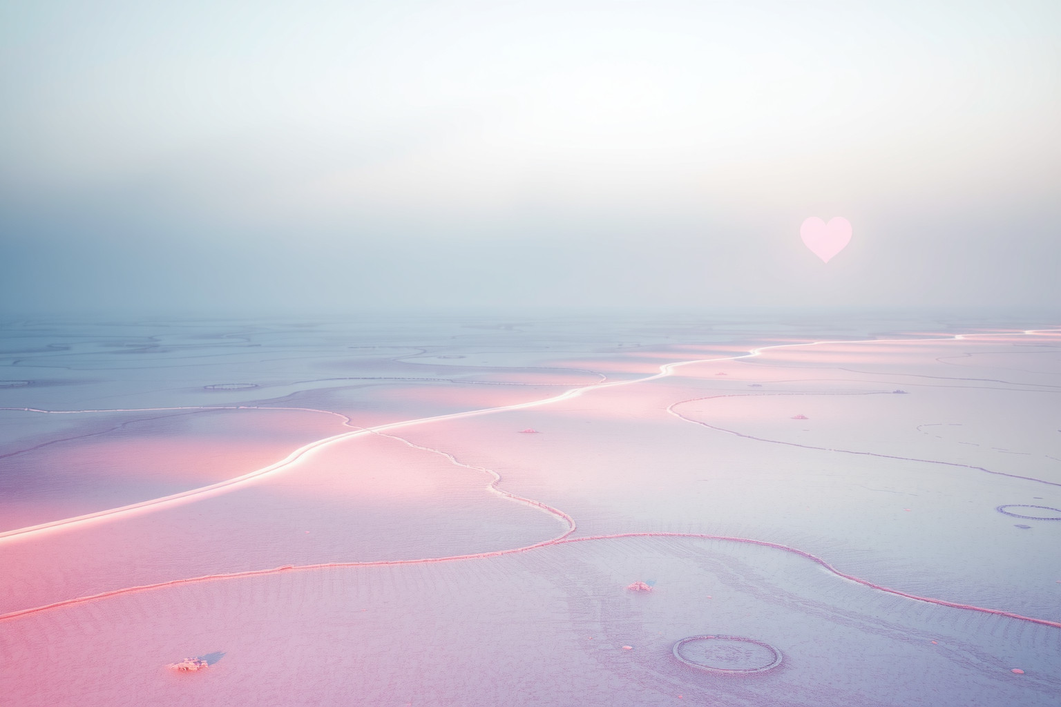 Sognare una salina rosa simboleggia amore, guarigione e compassione profondi.