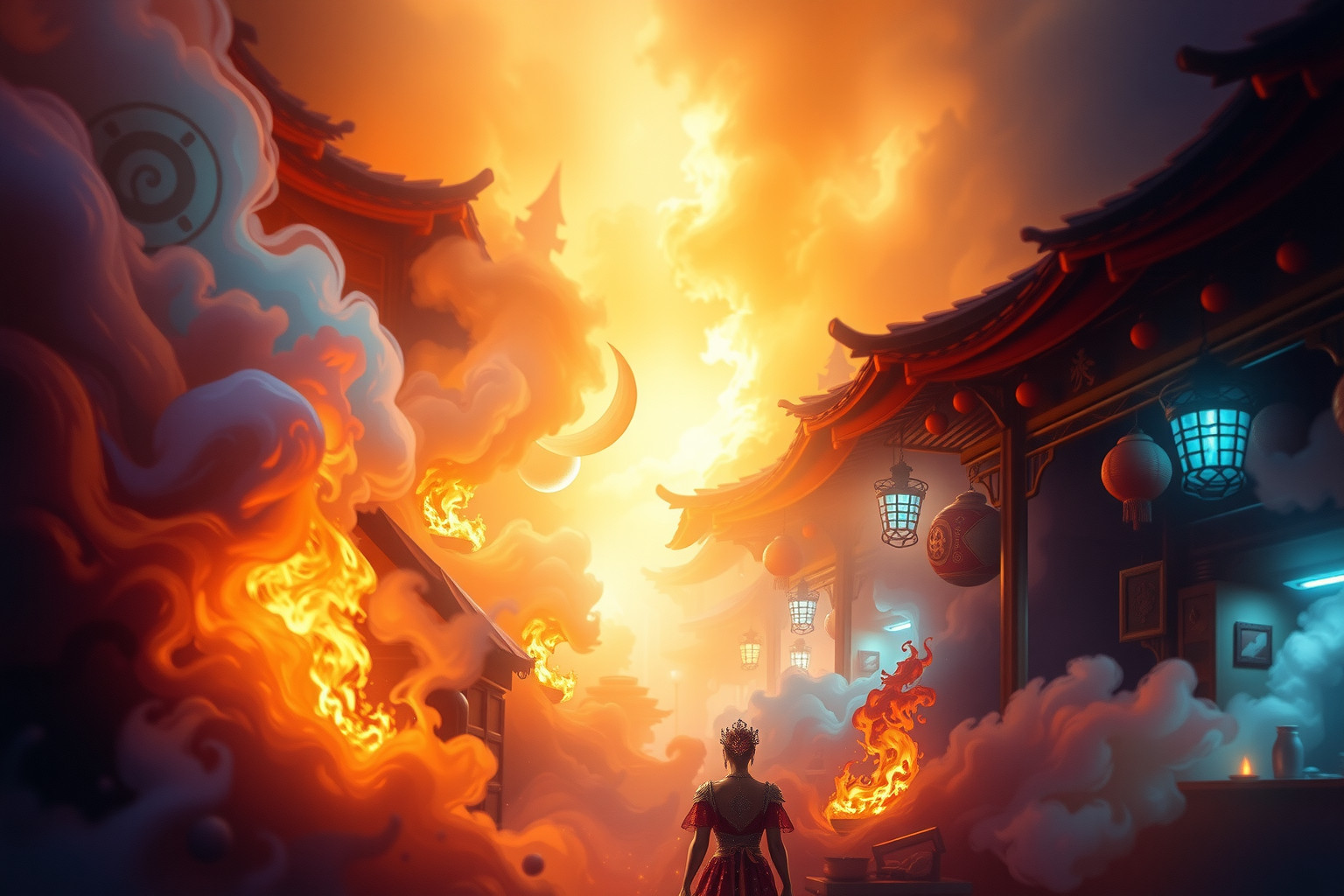 Sognare salumeria in fiamme simboleggia fine e rinascita personale.