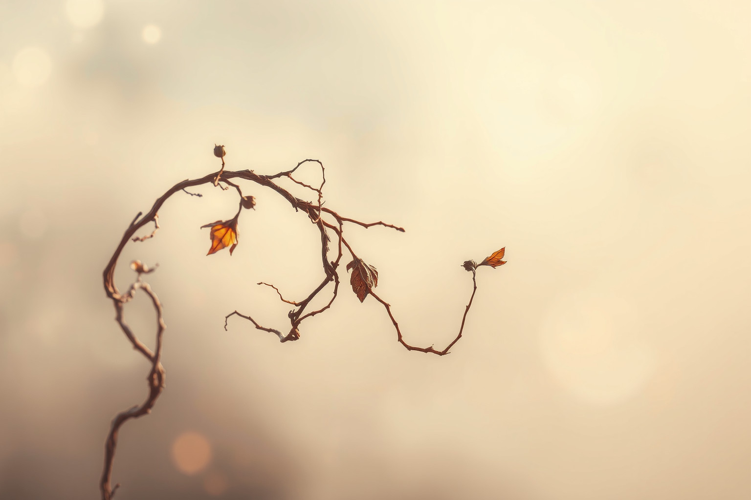 Sognare una vite rampicante secca indica fine di vecchie relazioni.