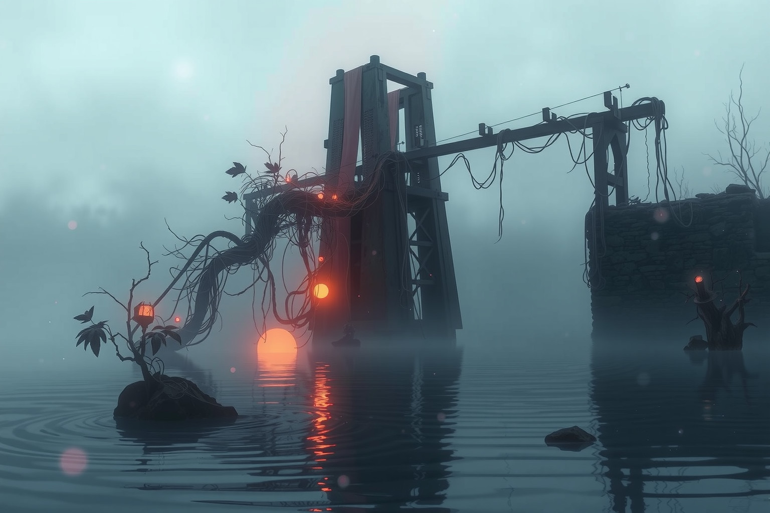 Sognare sbarramenti del mulino abbandonato simboleggia blocchi emotivi nascosti.