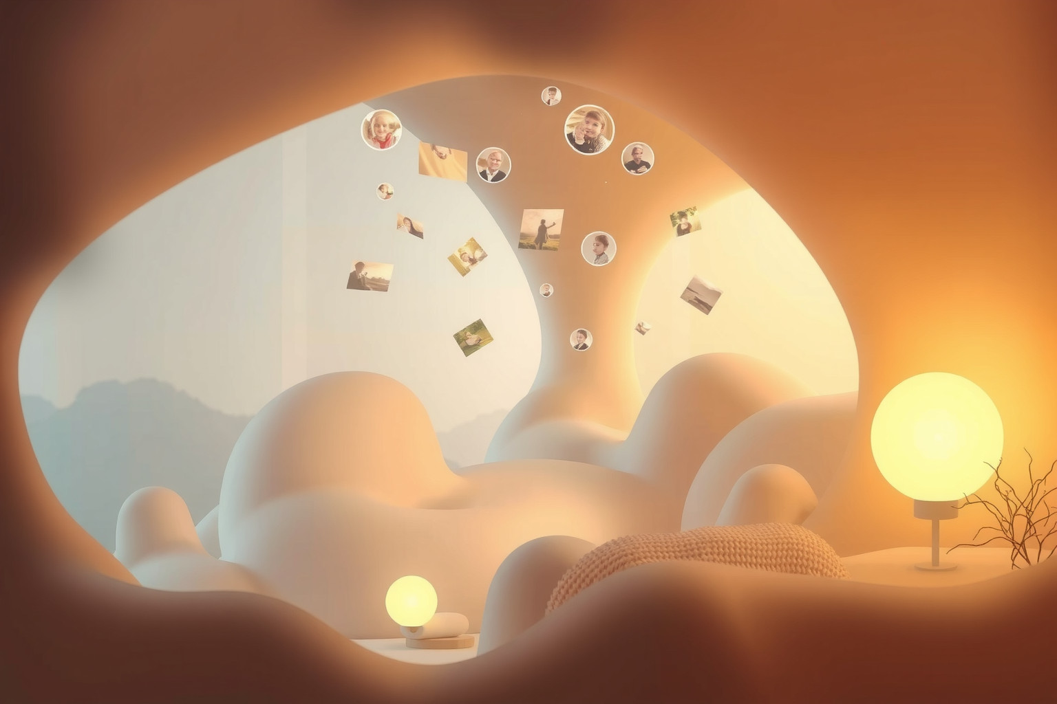 Sognare uno sfondo familiare evoca sicurezza e caldi ricordi.