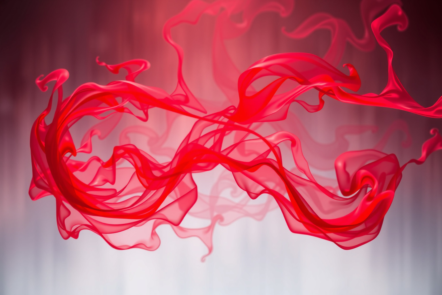 Il rosso nello sfondo simboleggia emozioni intense e avvertimenti.