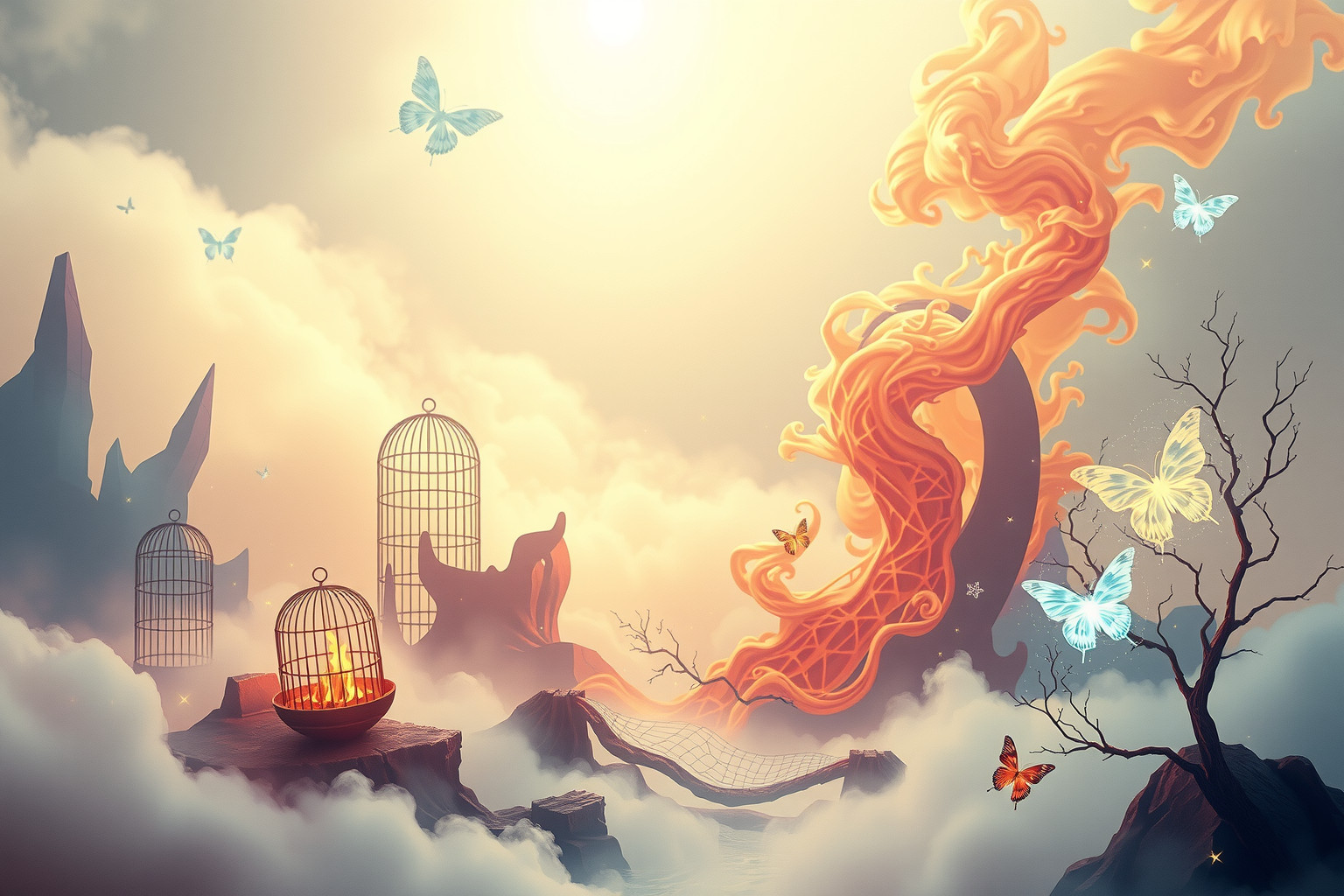 Sognare uno zoo in fiamme simboleggia distruzione e rinascita interiore.