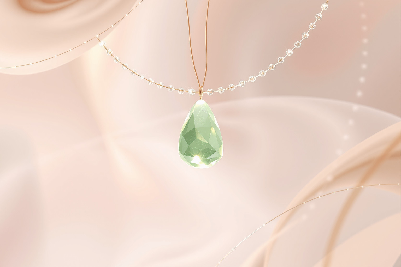 Sognare olivina in collana simboleggia protezione e armonia interiore.