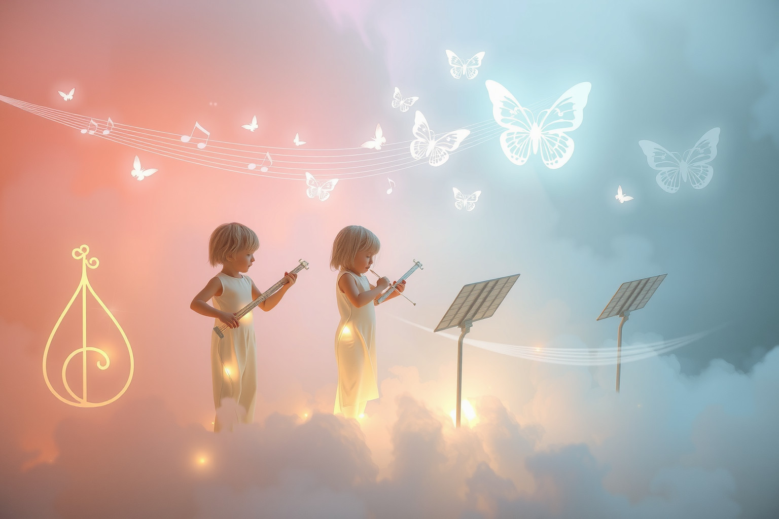 Sognare bambini in orchestra simboleggia purezza e rinascita personale.