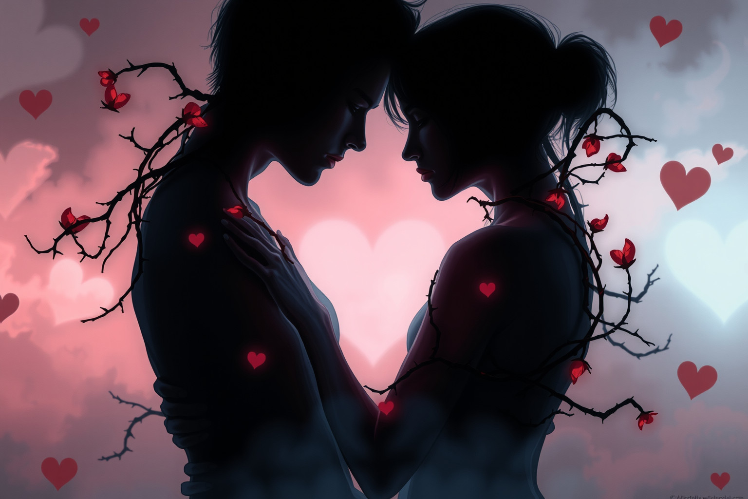 Nei sogni romantici, l'odio riflette paure di tradimento nascosto.