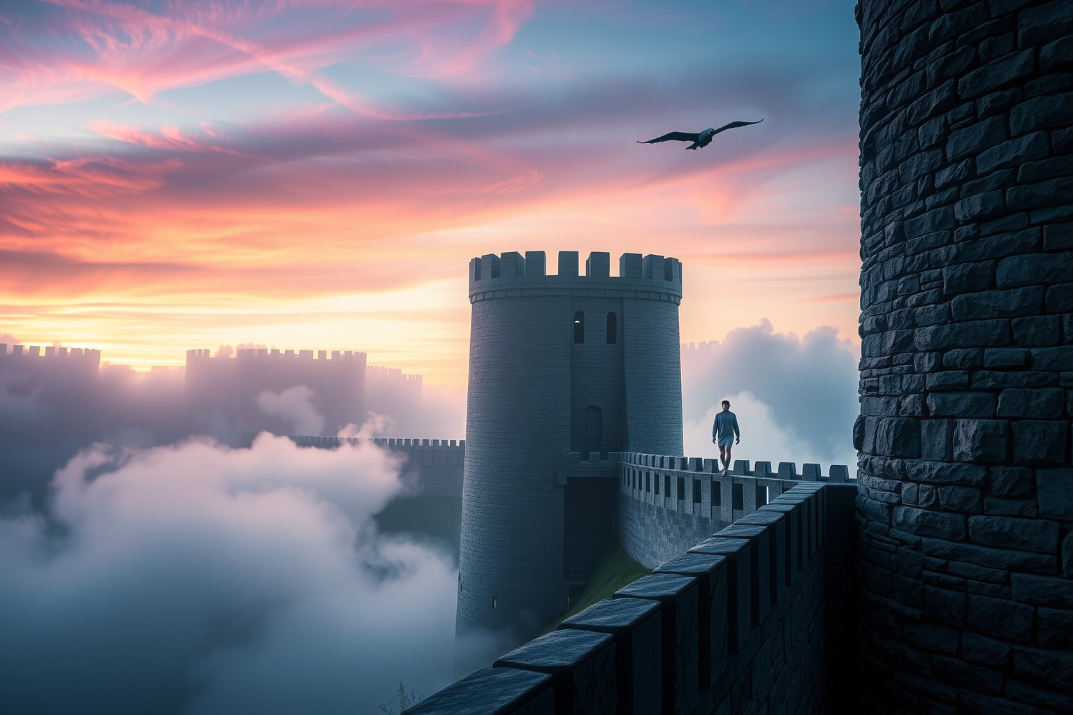 Camminare sulle mura simboleggia sicurezza e controllo nella vita.