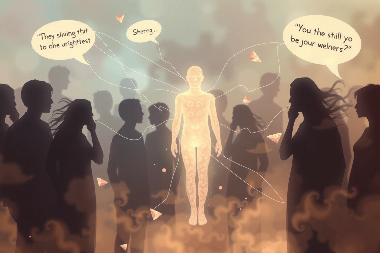 Sognare critiche riflette insicurezze su giudizi altrui.