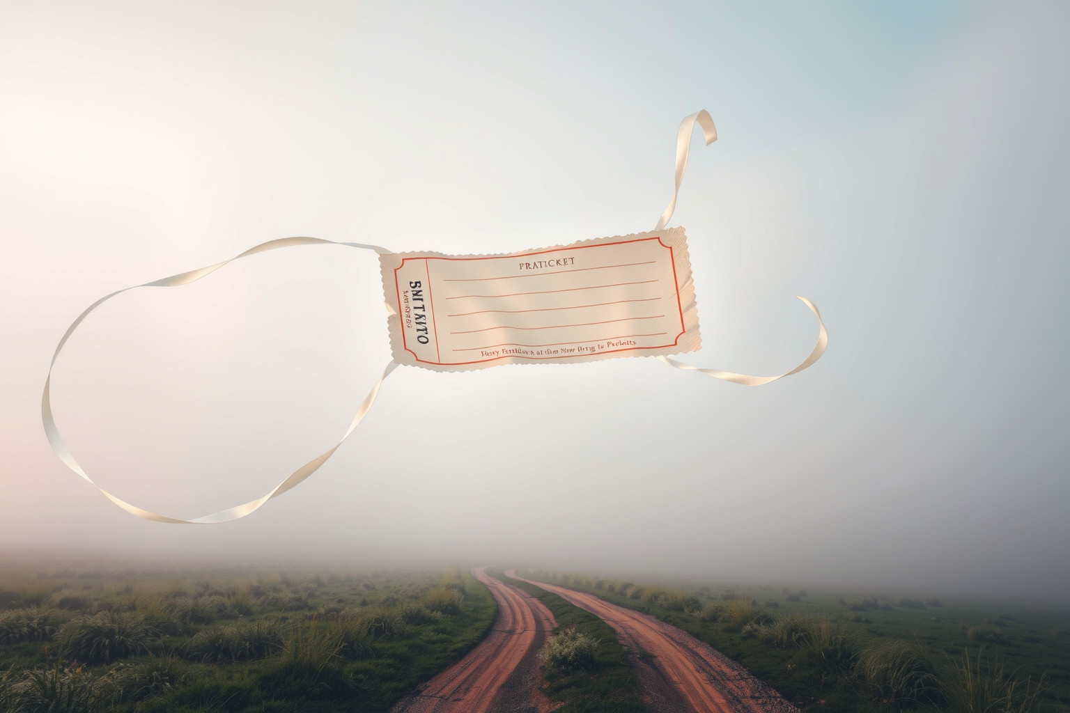 Strappare un biglietto simboleggia scelta decisiva o nuova opportunità.