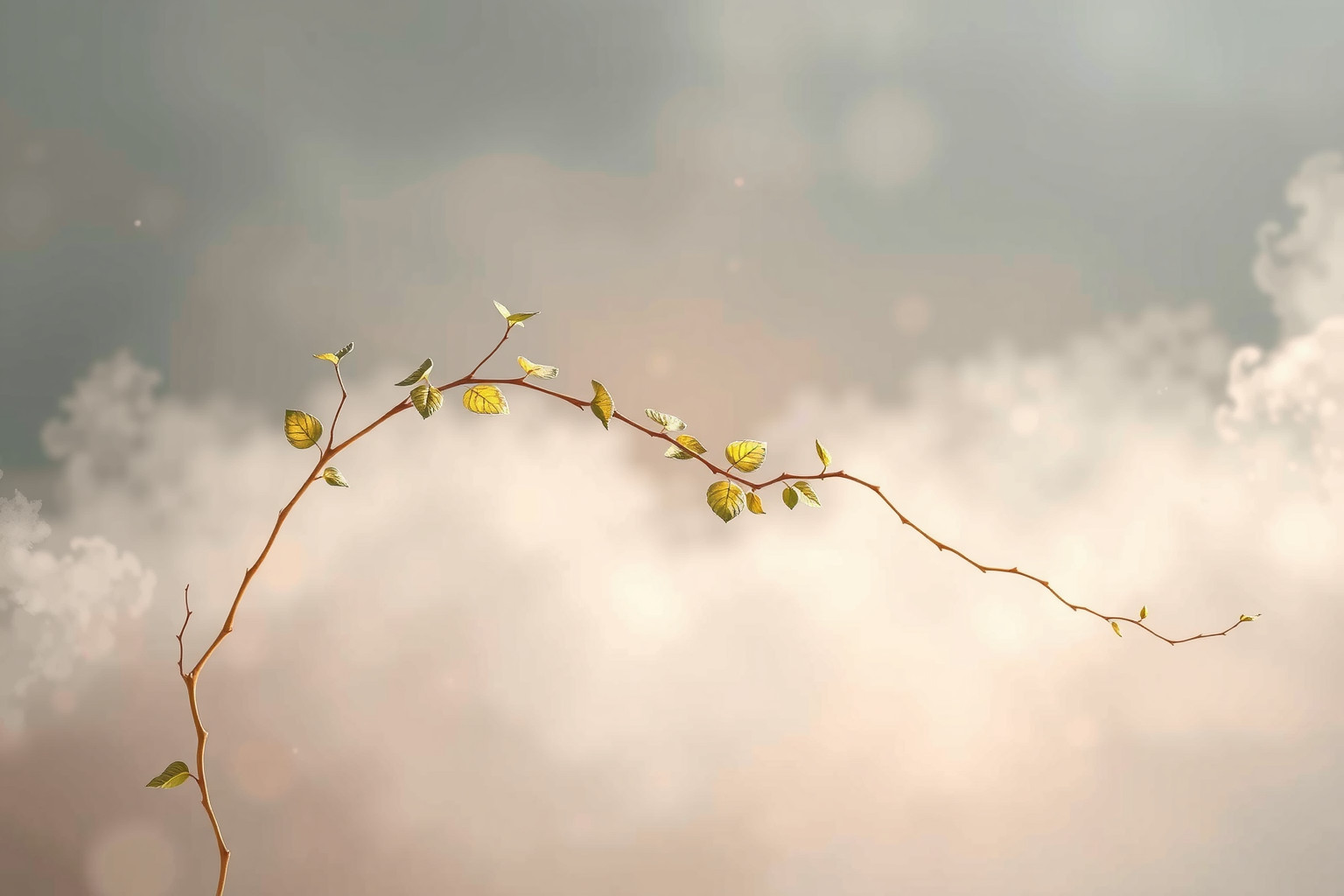 Una vite rampicante lenta simboleggia pazienza e crescita interiore.