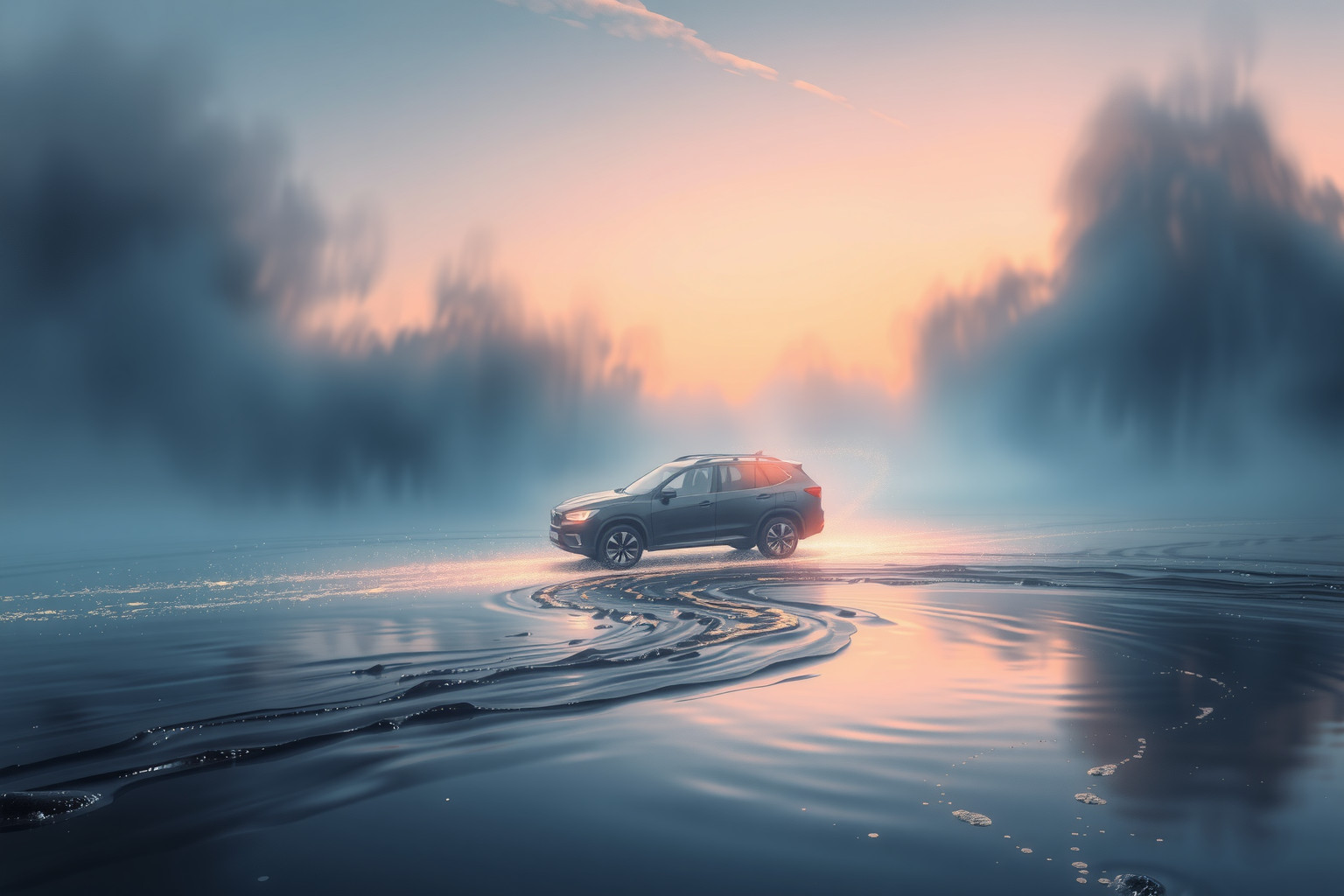 Attraversare un guado simboleggia superare ostacoli con coraggio.