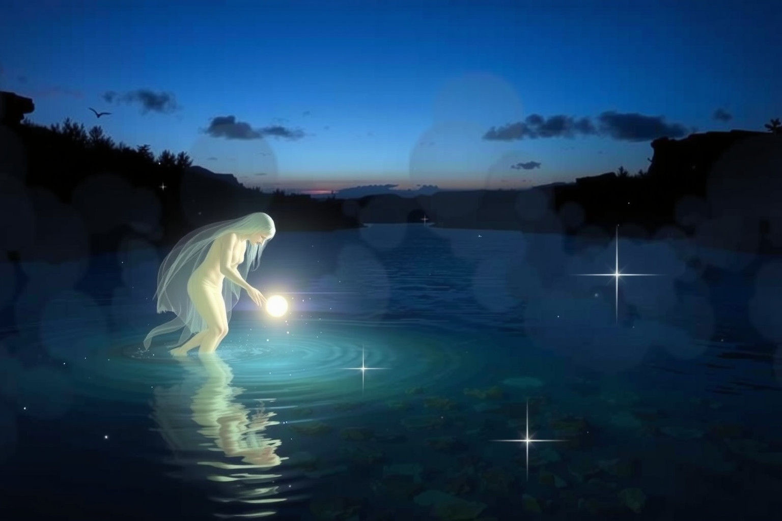 Attraversare un guado nei sogni simboleggia superare ostacoli emotivi.