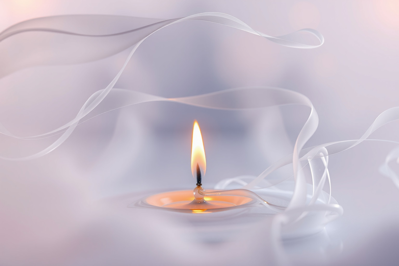 Le candele che si sciolgono simboleggiano il tempo fugace e fragile.