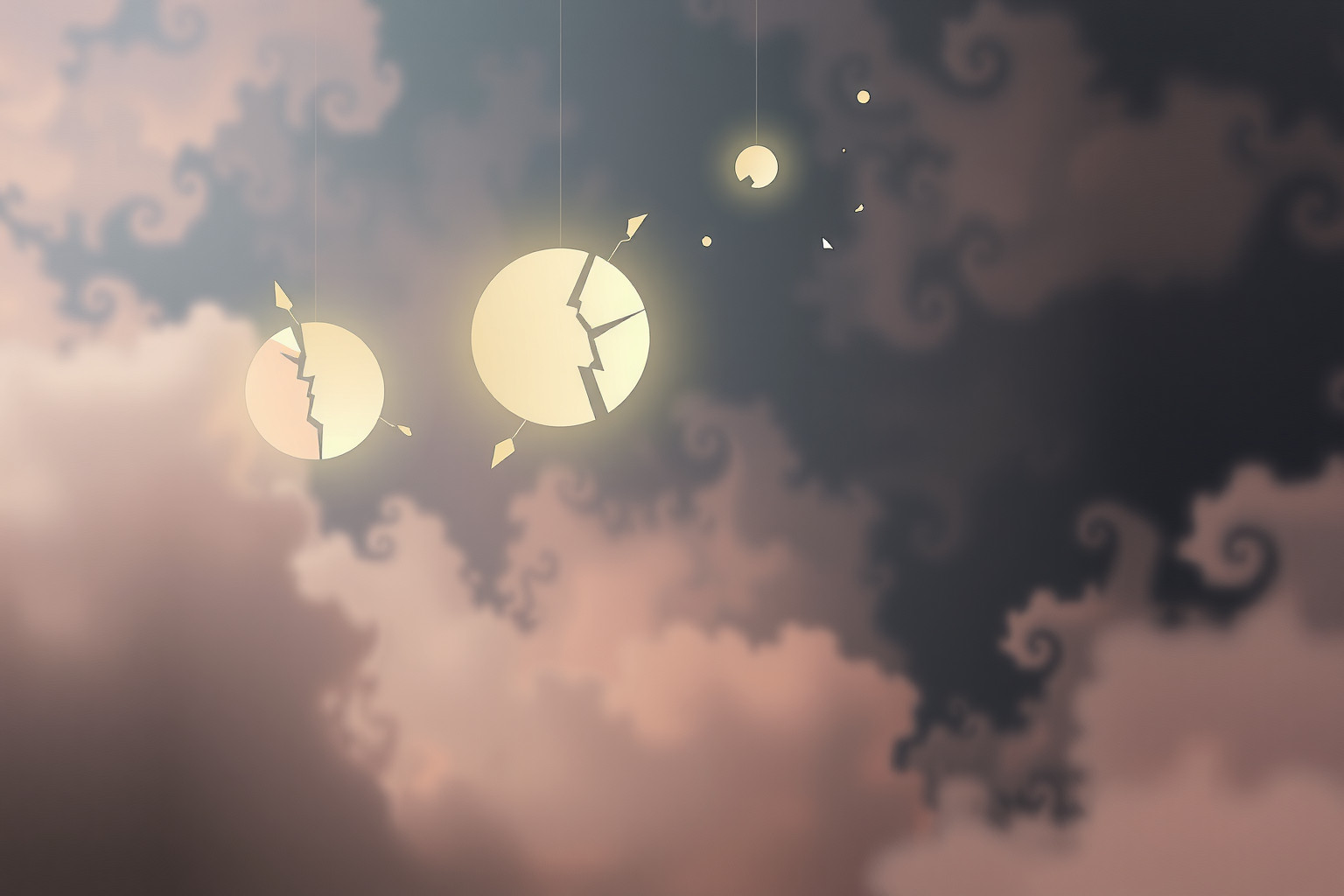 Cerchioni rotti nei sogni simboleggiano fallimenti e delusioni imminenti.