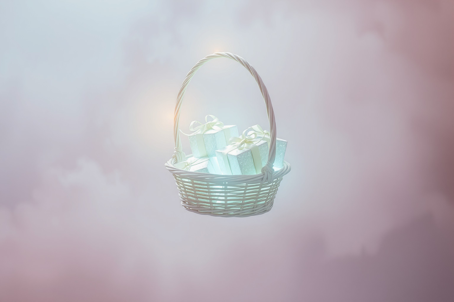 Un cestino colmo di regali può simboleggiare aspettative infrante.