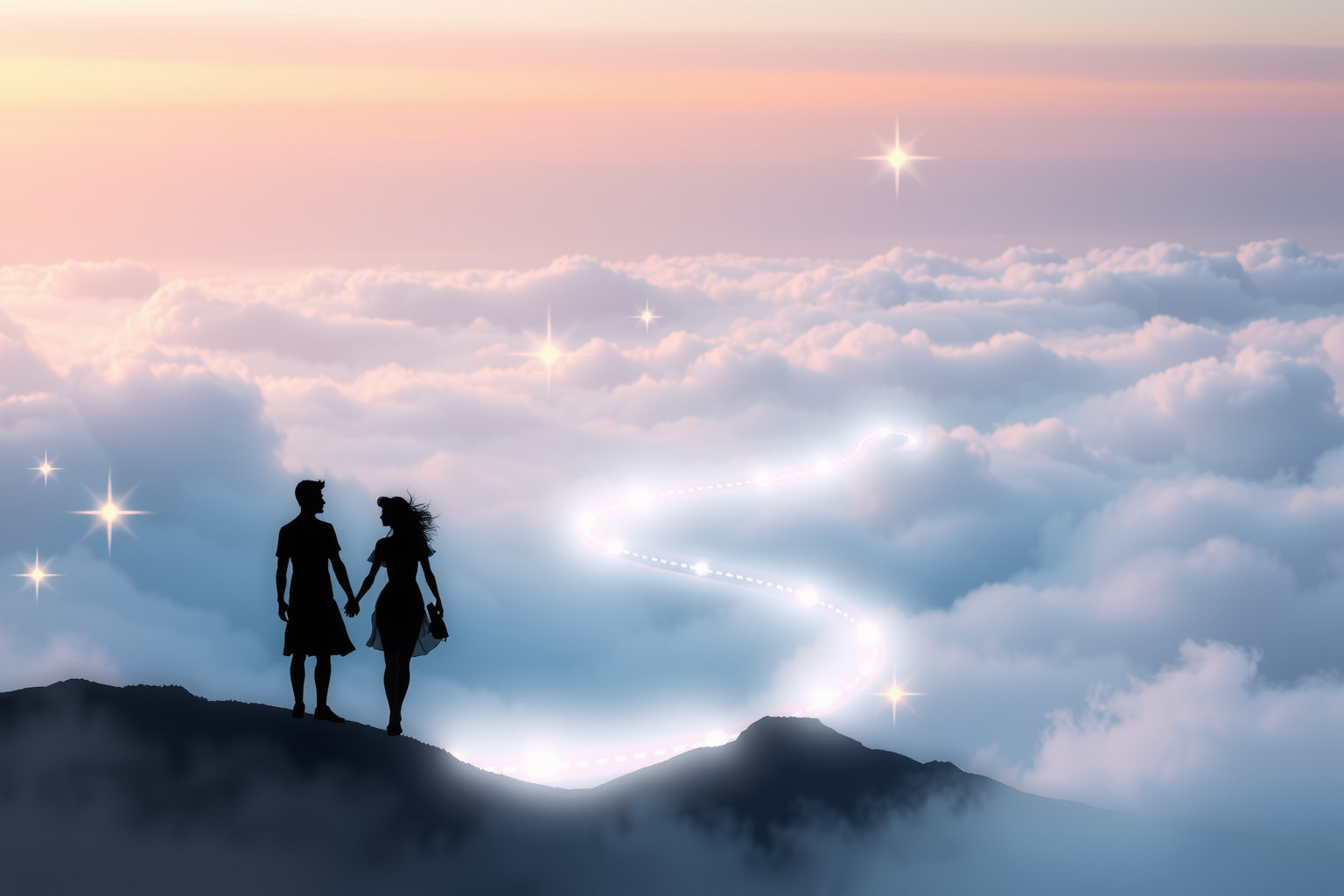 Sognare una coppia innamorata simboleggia armonia e nuovi inizi.