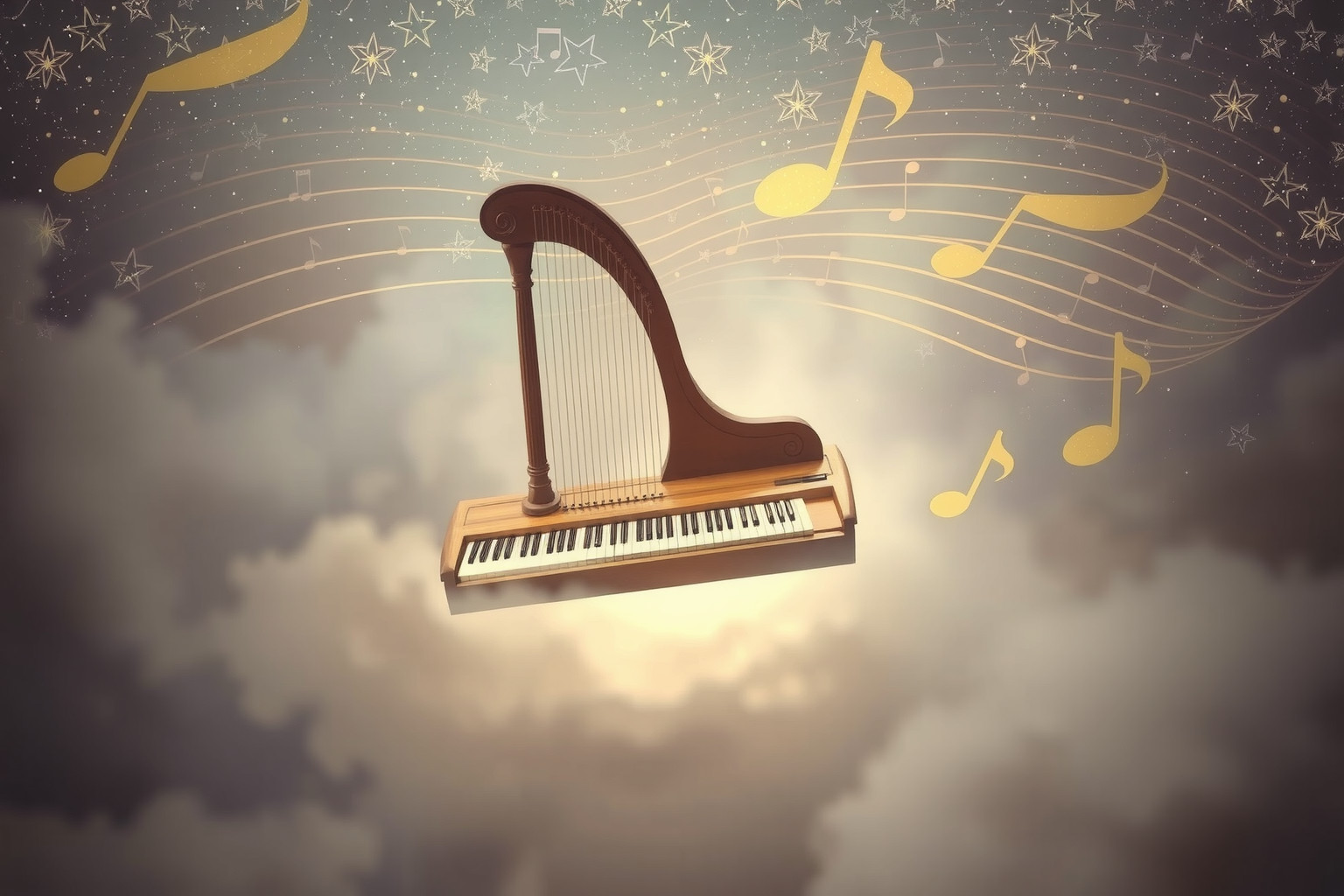 Sognare il clavicembalo simboleggia armonia interiore e creatività nascosta.
