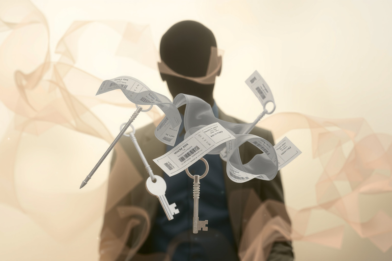 Sognare il controllore riflette ansie di controllo e giudizio sociale.