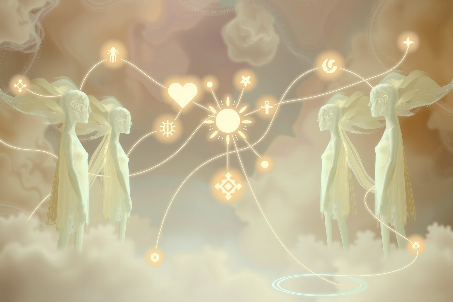 I cinque sogni rivelano conflitti interiori attraverso dialoghi simbolici.