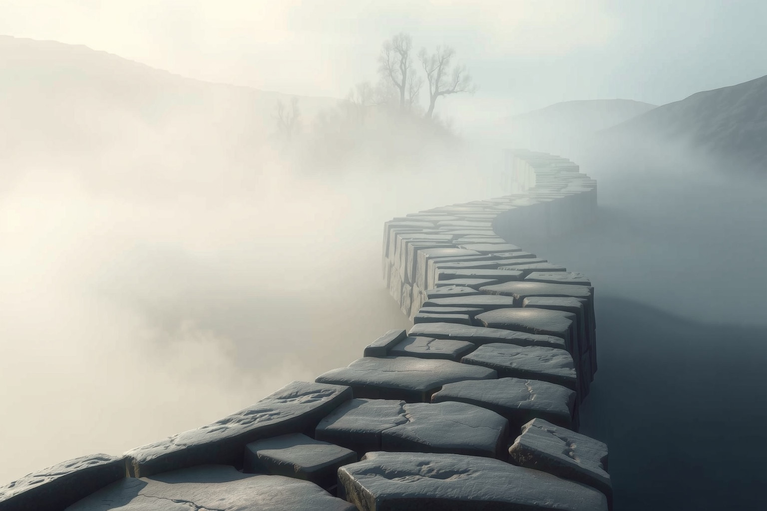 Sognare pietre solide simboleggia stabilità e radicamento interiore profondi.