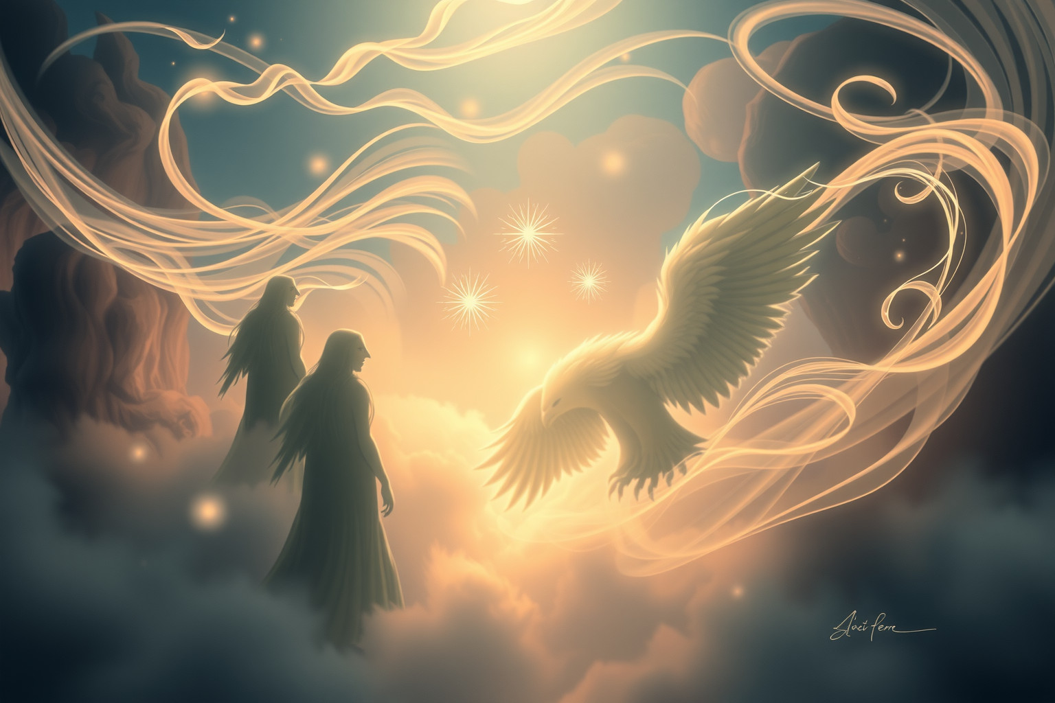 I sogni con falconieri riflettono controllo e libertà interiore profonda.