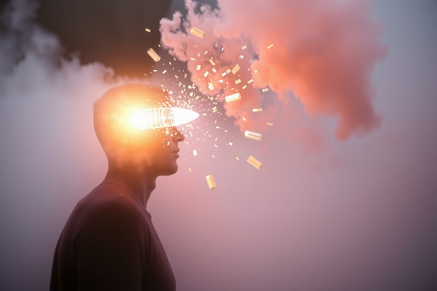 Essere colpito da una palla di fucile simboleggia un dolore improvviso.