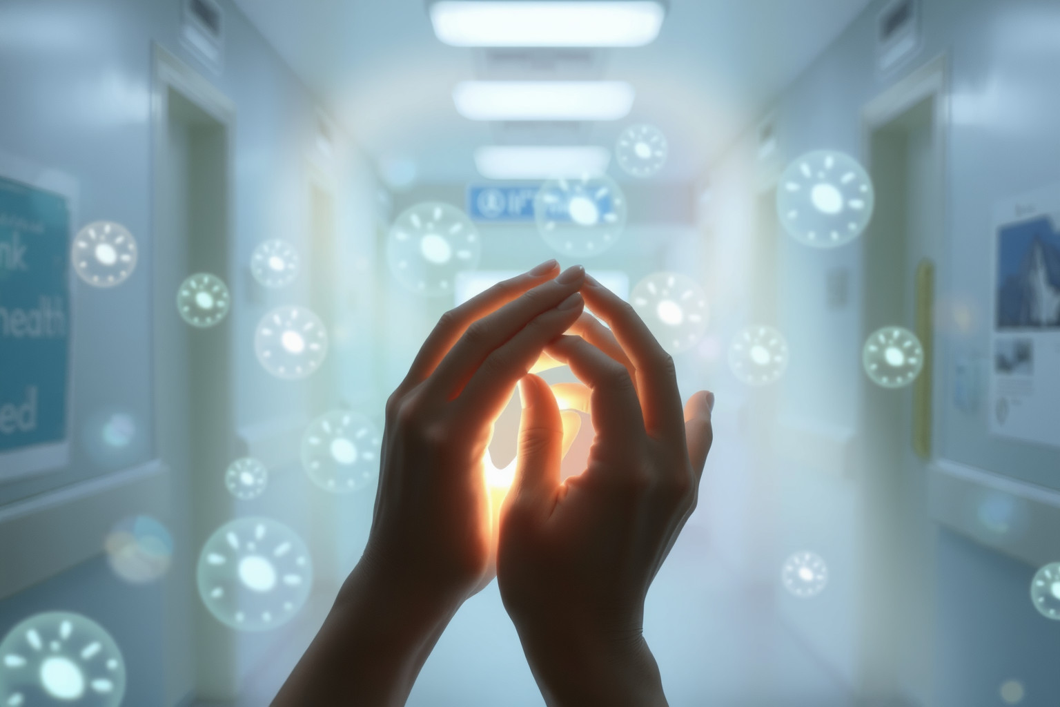 Frugare in ospedale simboleggia ansia e ricerca di guarigione interiore.