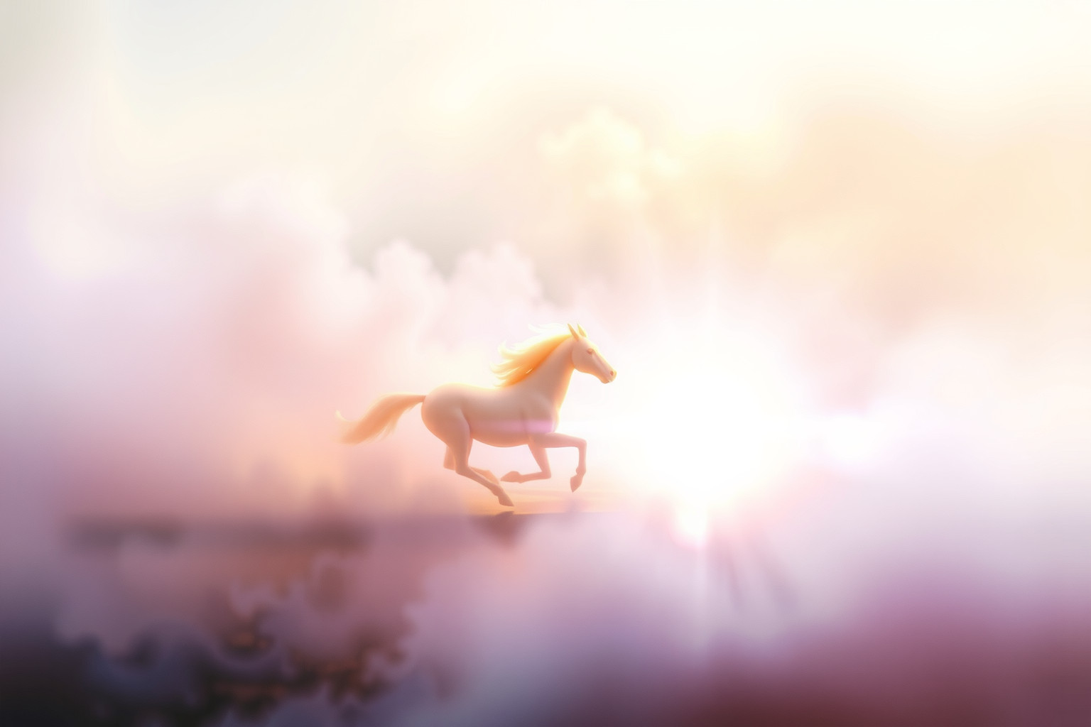 Galoppare indica energia focalizzata verso un obiettivo ambizioso e chiaro.
