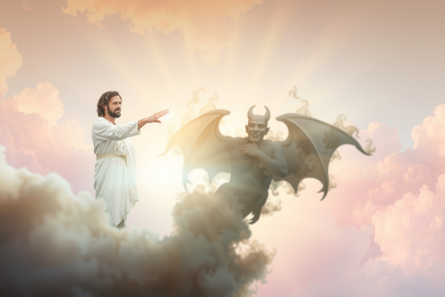 Gesù nei sogni simboleggia liberazione da forze oscure interiori.