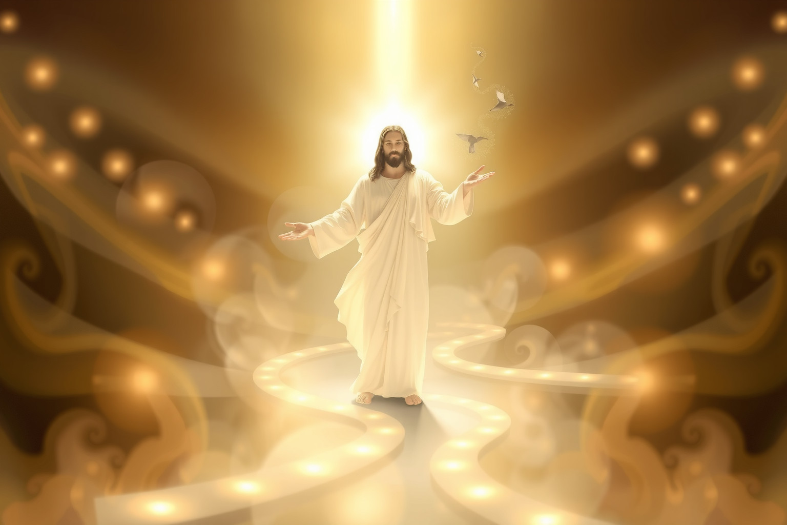 Gesù nei sogni indica la via per superare le difficoltà.