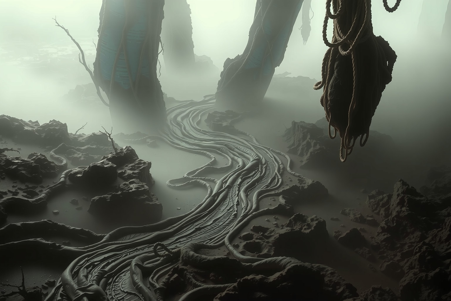 I getti di melma simboleggiano ostacoli e tensioni emotive profonde.