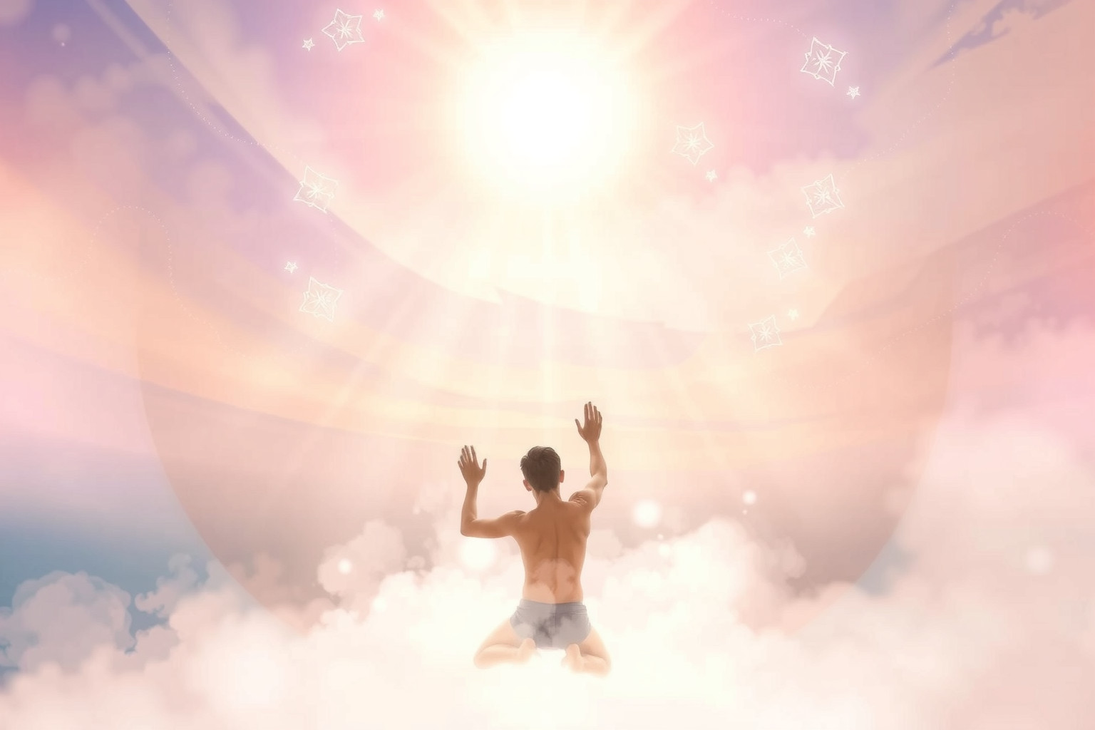 Offrire una preghiera simboleggia speranza e connessione spirituale profonda.