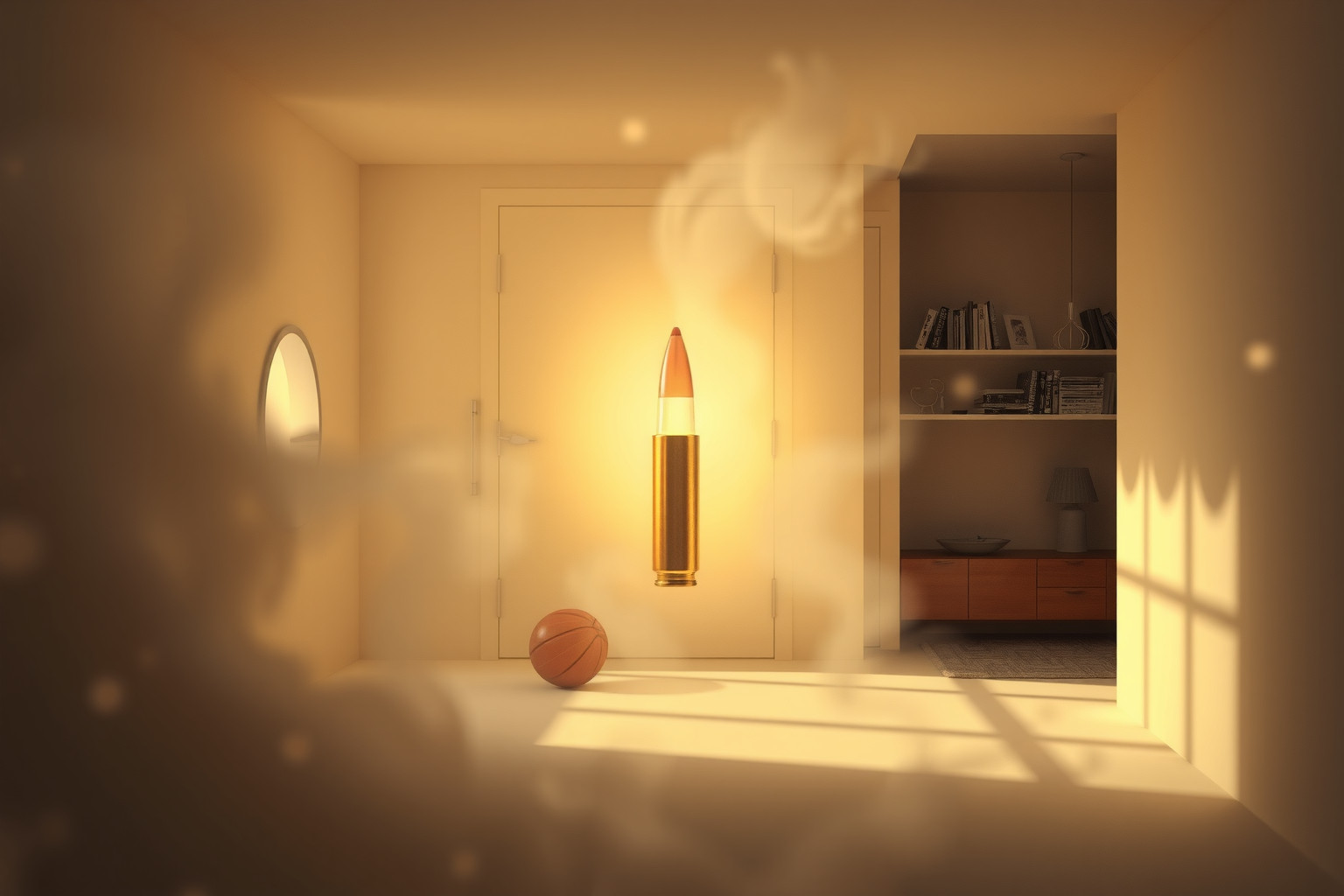 Sognare palle di fucile nascoste indica pericoli nascosti imminenti.