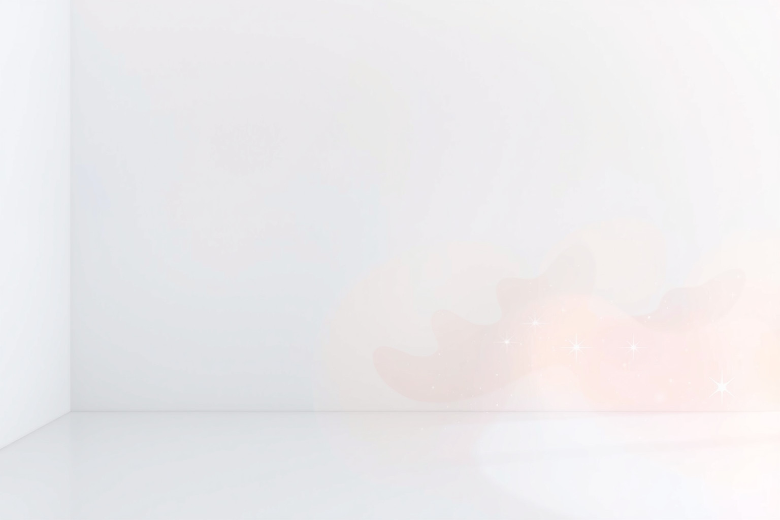 La parete bianca simboleggia purezza e nuovi inizi nella vita.