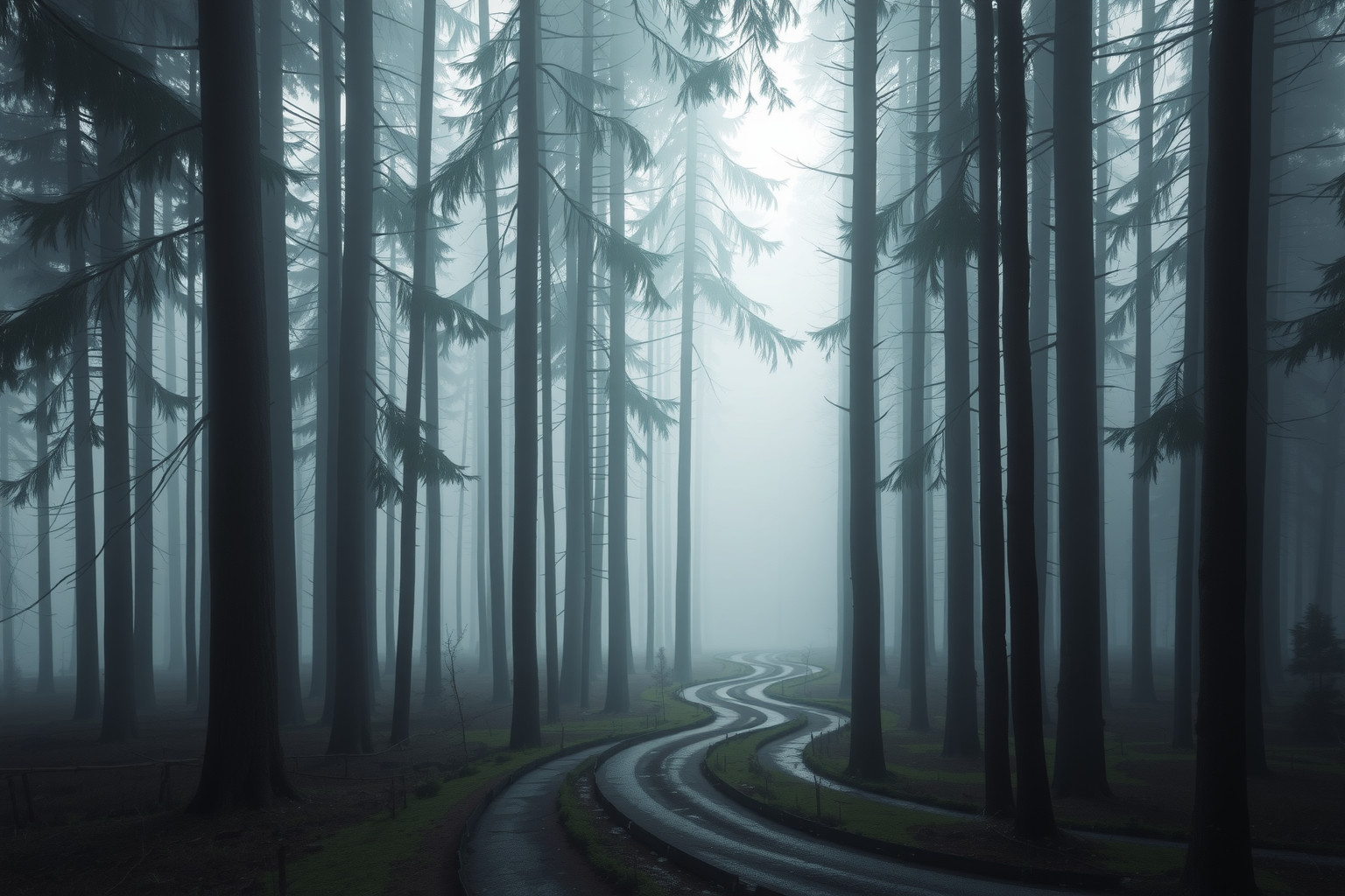 Perdersi tra abeti simboleggia smarrimento e ricerca interiore profonda.